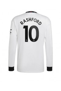 Fotbalové Dres Manchester United Marcus Rashford #10 Venkovní Oblečení 2022-23 Dlouhý Rukáv
